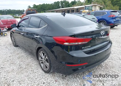 2017 Hyundai Elantra Limited from USA, damaged, VIN 5NPD84LFXHH036536